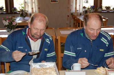 Bröderna Kindvall tyckte att det var toppen med tårta